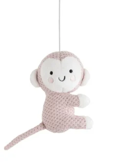 Baby´s Only - mobile pinnasänkyyn Animals, old pink/warm linen