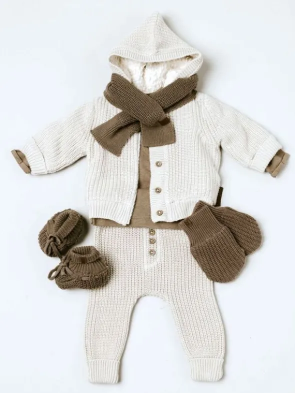 Baby's Only - neulehuppari vauvalle, Warm Linen