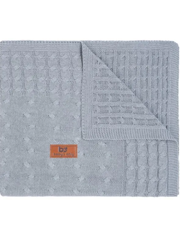 Baby´s Only - Vauvan palmikkoneulos torkkupeitto, Grey