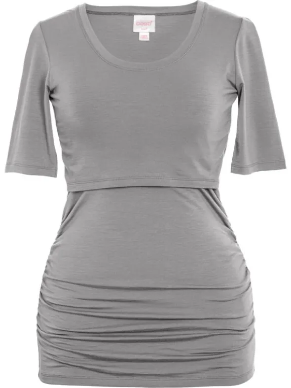 Boob Design - äitiys- ja imetys T-paita Flatter Me, dusk