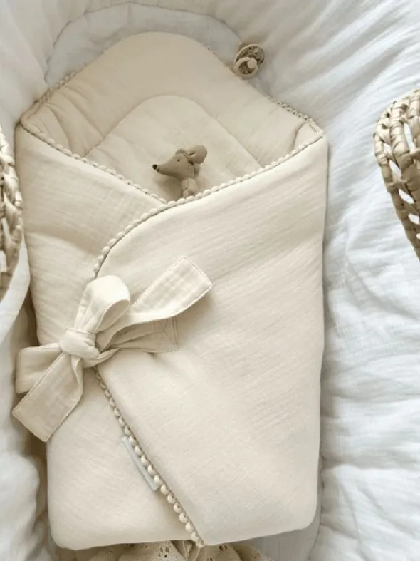 Cotton & Sweet - harso unipussi koristereunalla, vanilla