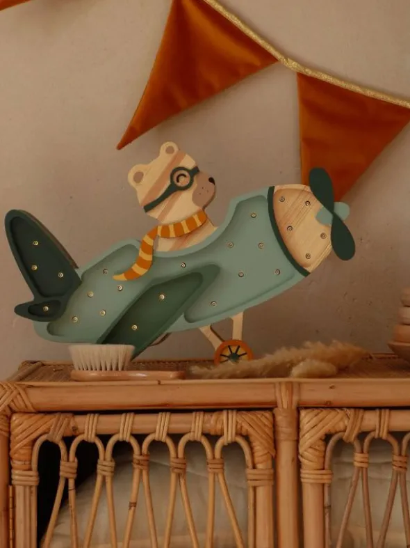 Little Lights Yövalo, Vintage Plane, 4 Eri väriä