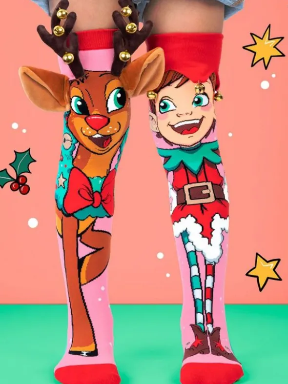 MADMIA Hassunhauskat Reindeer and Elf Joulusukat