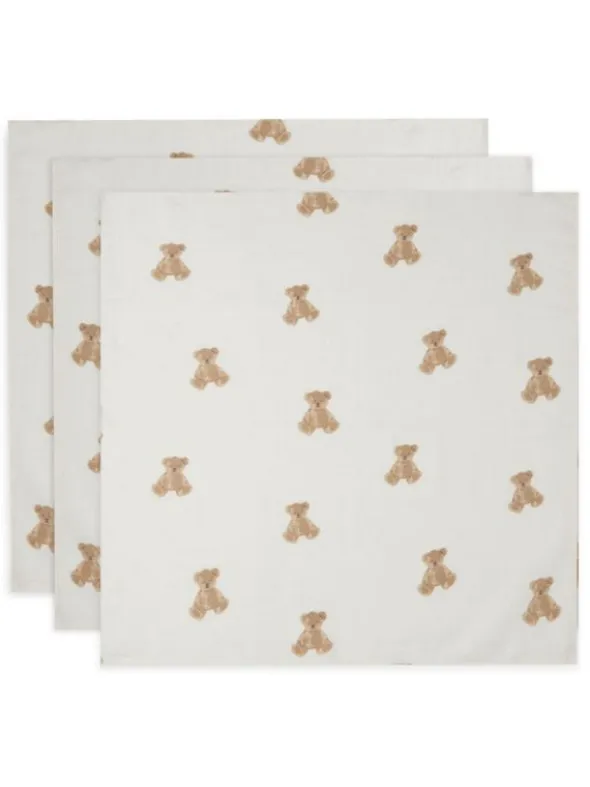 Puuvilla harsosetti 3-pack - Teddy Bear