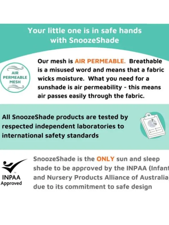 SnoozeShade Original Deluxe – vaunujen pimennyssuoja